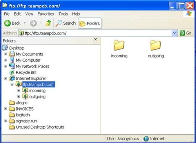 FTP screenshot